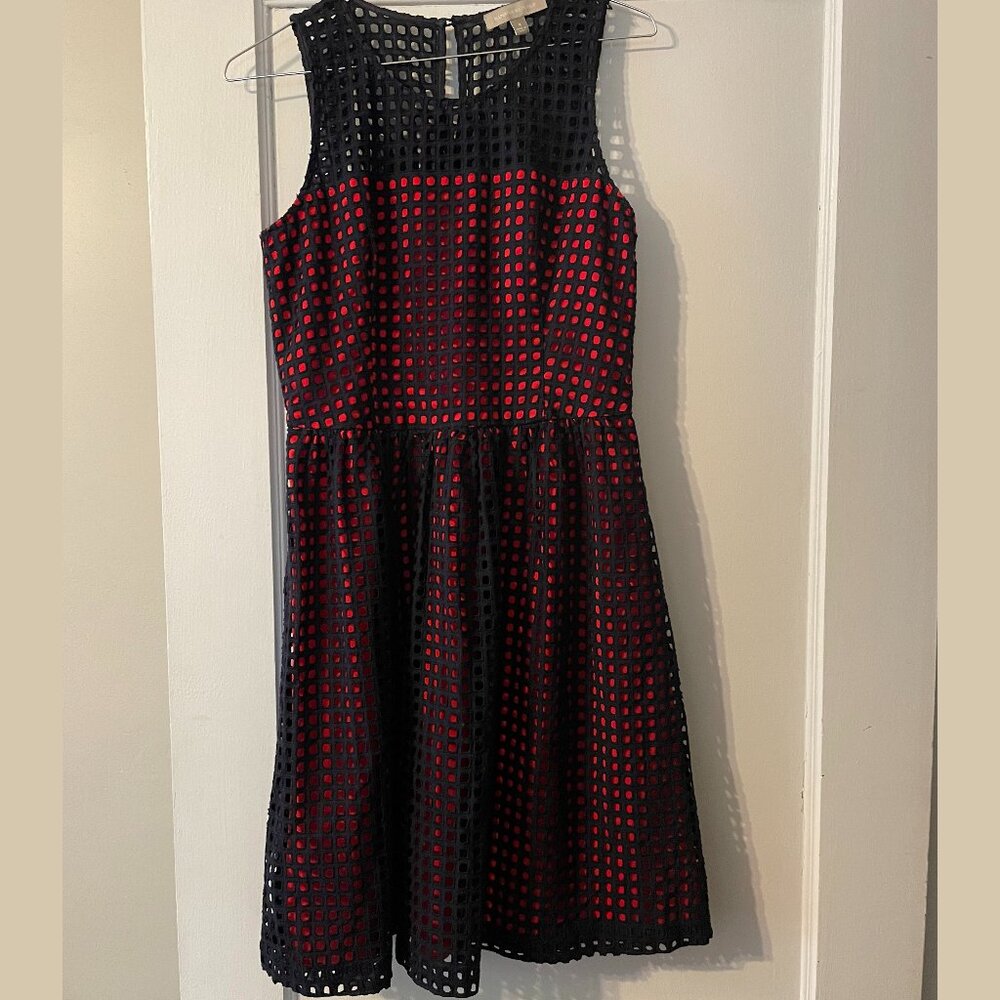 Banana Republic Navy and Red dress